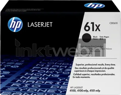 HP 61X hc zwart