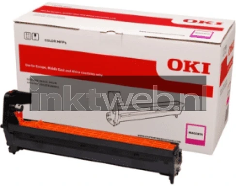 Oki C612 magenta Combined box and product