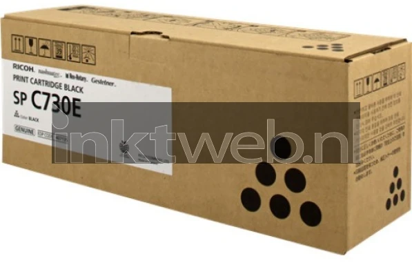 Ricoh C730 zwart Front box