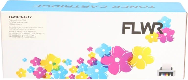 FLWR Brother TN-421 geel