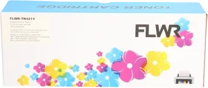 FLWR Brother TN-421 geel Front box