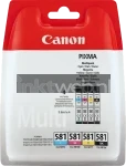 Canon CLI-581 4-pack zwart en kleur (Origineel)