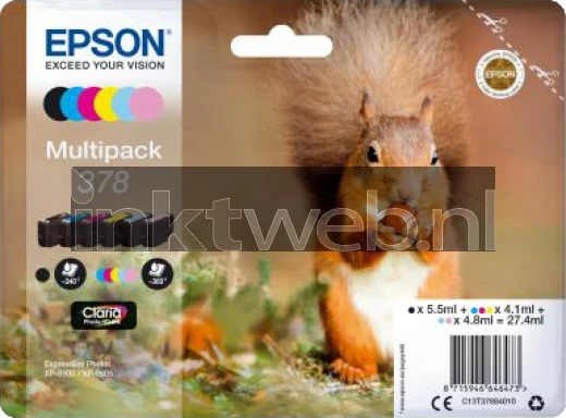 Epson 378 Multipack zwart en kleur