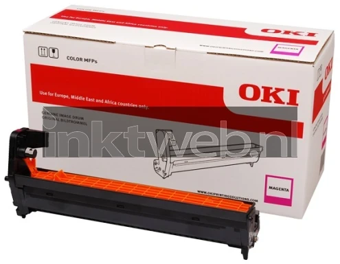 Oki 46484122 magenta Combined box and product