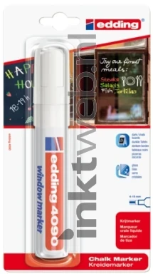 Edding 4090 krijtmarker wit