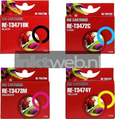 Epson 34 zwart en kleur Front box