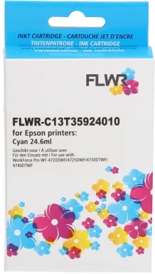 FLWR Epson 35XL cyaan