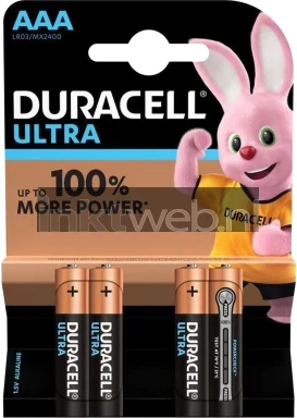 Duracell Ultra AAA 4pack Front box