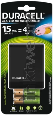 Duracell Batterijlader CEF27 Combined box and product