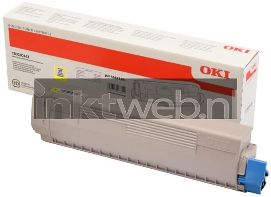 Oki 46443117 geel Combined box and product