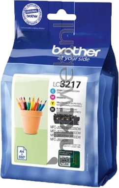 Brother LC-3217 Multipack zwart en kleur