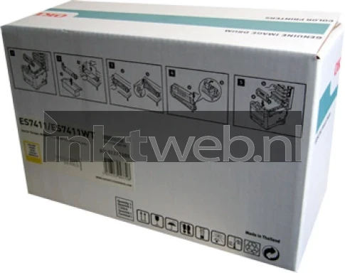 Oki drum voor ES7411 geel Back box