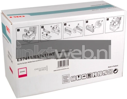 Oki drum voor ES7411 magenta Back box