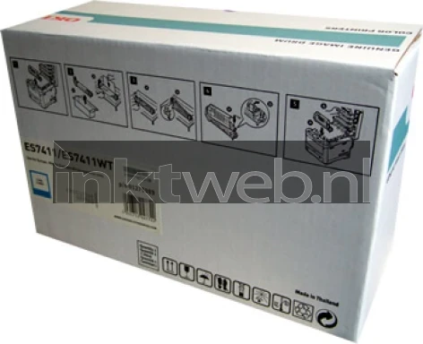 Oki drum voor ES7411 cyaan Back box