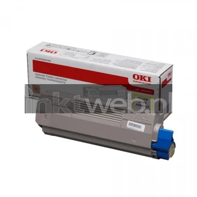 Oki C910 geel Combined box and product