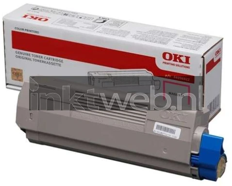 Oki C910 magenta Combined box and product