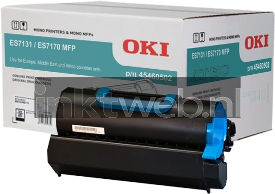 Oki toner voor ES7131 zwart Combined box and product