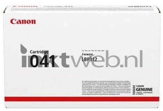 Canon 041 zwart Front box