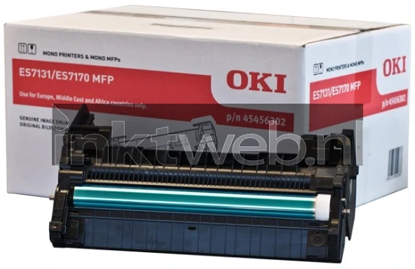 Oki 45456302 zwart Combined box and product