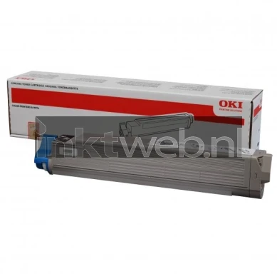 Oki C910 zwart Combined box and product
