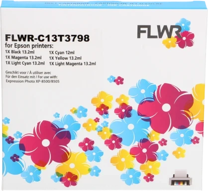 FLWR Epson 378XL Multipack zwart en kleur