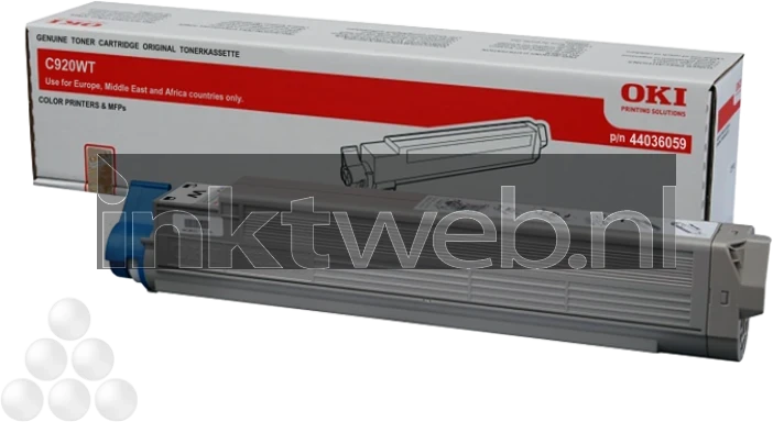 Oki 44036059 wit Combined box and product