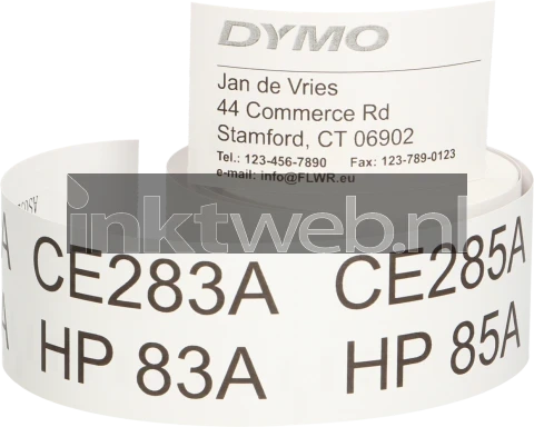 Huismerk Dymo Naambadge etiketten wit Product only
