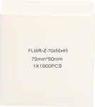 FLWR Zebra thermische etiketten 70 x 50 wit Back box