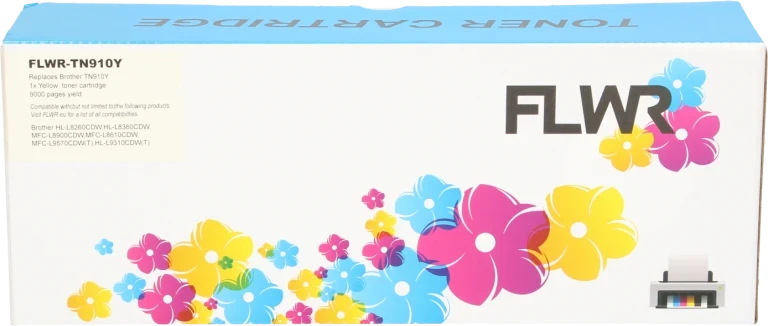 FLWR Brother TN-910Y geel