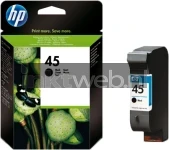 HP 45 Zwart Combined box and product