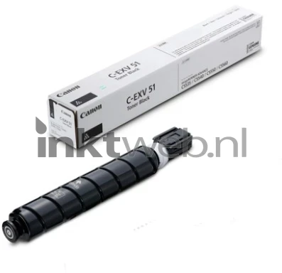 Canon C-EXV 51 (Sticker resten) zwart