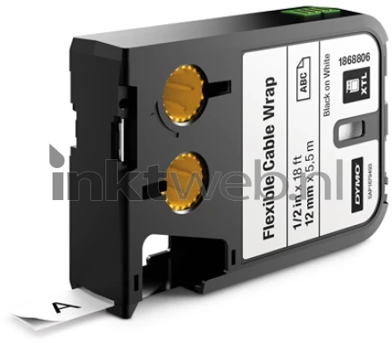 Dymo 1868806 zwart op wit breedte 24 mm