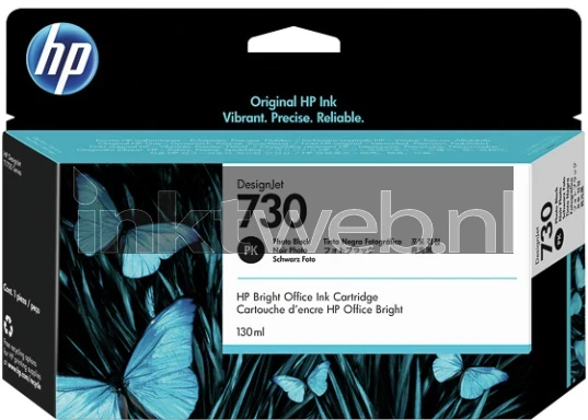 HP 730 foto zwart