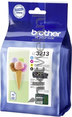 Brother LC-3213 Multipack zwart en kleur Front box