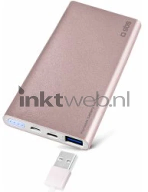 SBS Powerbank Rosegoud 5.000mAh