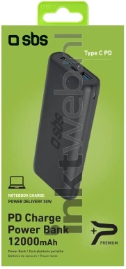 SBS Powerbank 12000mAh