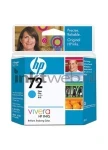 HP 72 Cyaan Front box