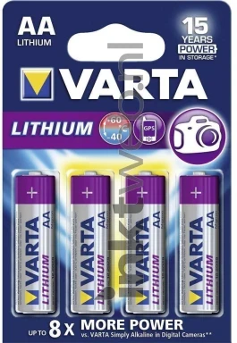Varta 4xaa 2900mAh Lithium