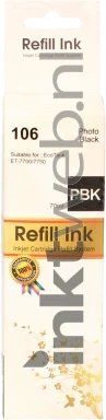 Huismerk Epson 106 Ecotank foto zwart
