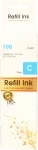 Huismerk Epson 106 Ecotank cyaan (Huismerk (compatible))
