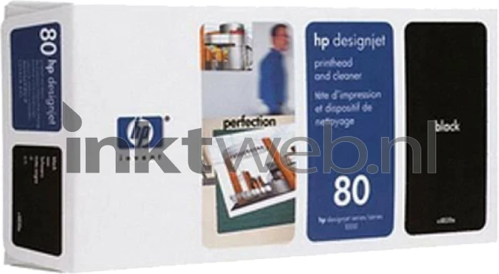 HP 80 Black Front box