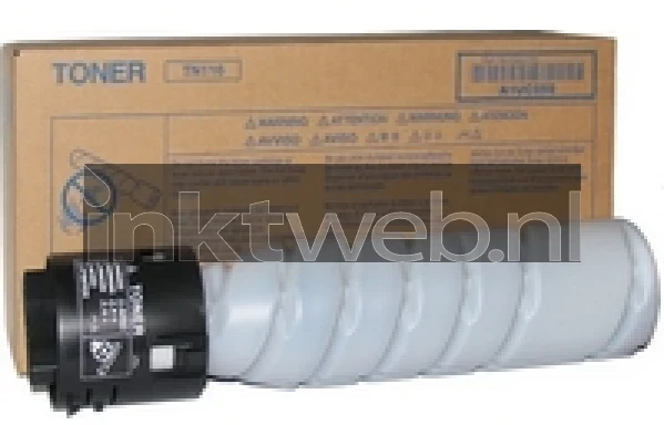 Konica Minolta TN116 zwart Combined box and product