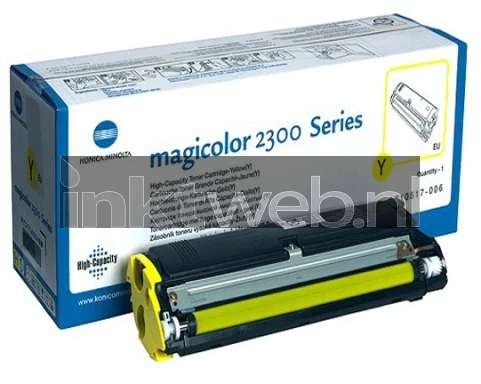 Konica Minolta MC2300 geel Combined box and product