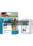 HP 84 Cyaan Light Combined box and product