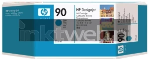 HP 90 cyaan front box Front box