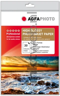 Agfa Fotopapier Hoogglanzend A4 260 grams Front box