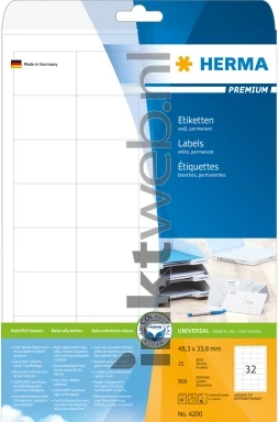 Herma 4200 48,3 x 33,8mm Front box
