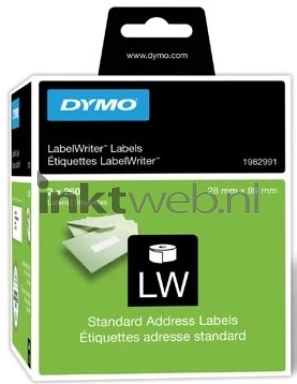 Dymo 1982991 89 mm x 28 mm  wit