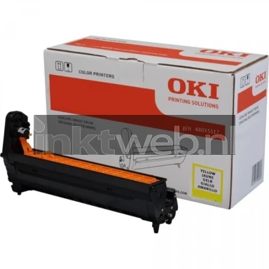 Oki C910 geel Front box