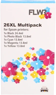 FLWR Epson 26XL Multipack zwart en kleur